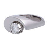 Ring mit Brillant von 1,08 ct, - Foto 5