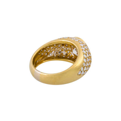 Ring mit zentralem Brillant von ca. 2,9 ct, - photo 3