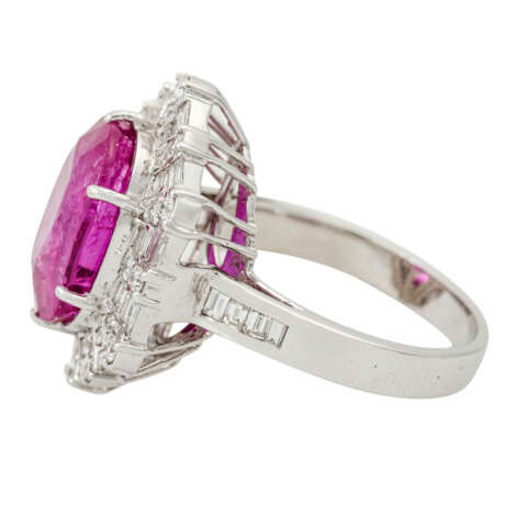 Ring mit Rubin von 7,74 ct und Diamanten - фото 5