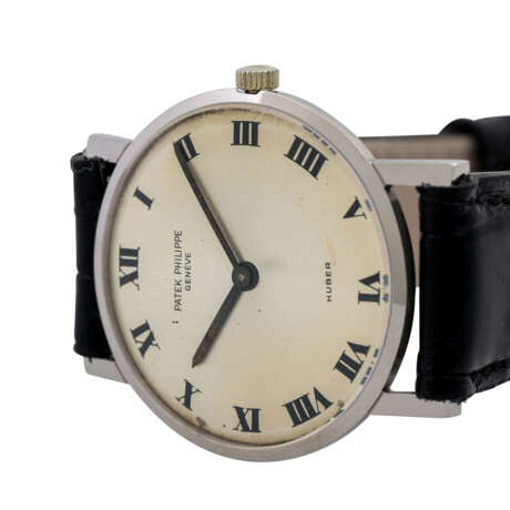 PATEK PHILIPPE Vintage Classic mit "Huber"-Zifferblatt, Ref. 3470. Armbanduhr. Ca. 1960er Jahre. - Foto 6