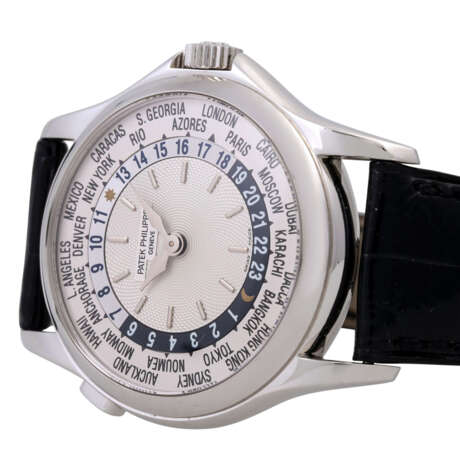 PATEK PHILIPPE Vintage Calatrava Weltzeit, Ref. 5110G-0001. Armbanduhr. Ca. 2000er Jahre. - photo 6