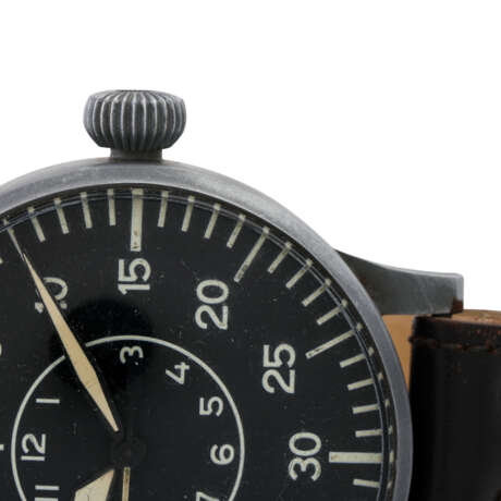 LACO Lacher & Co. Durowe Flieger Beobachtungsuhr Baumuster B II. WK Militäruhr Matching numbers! - Foto 6