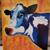 Painting “Cow head”, Canvas, Acrylic on canvas, Russia, 24августа 2021 - photo 2