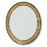 A PAIR OF VICTORIAN GILTWOOD SMALL OVAL MIRRORS - Foto 4