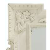 A GEORGE II WHITE-PAINTED PICTURE-FRAME MIRROR - фото 4