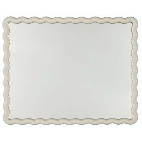 A FRENCH WHITE-PAINTED MIRROR - фото 1