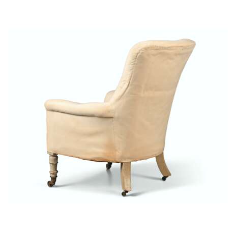 A WILLIAM IV GREY-PAINTED AND PARCEL-GILT EASY ARMCHAIR - Foto 2
