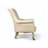 A WILLIAM IV GREY-PAINTED AND PARCEL-GILT EASY ARMCHAIR - фото 4