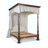 A GEORGE III MAHOGANY FOUR-POSTER BED - photo 2