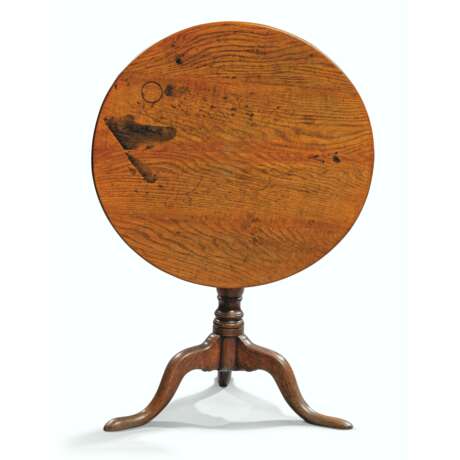 A GEORGE II OAK TRIPOD TABLE - Foto 2