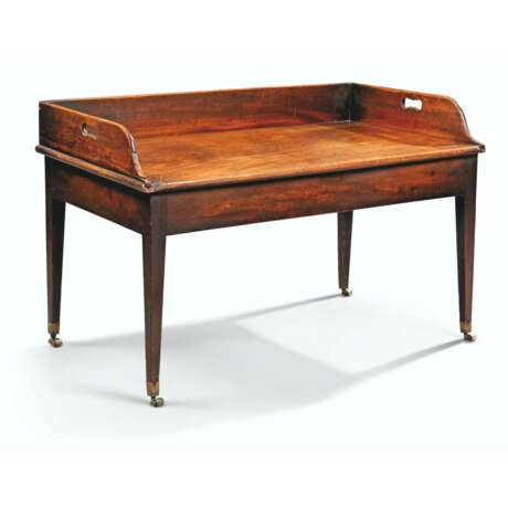 A VICTORIAN MAHOGANY BUTLER'S TRAY ON STAND - photo 2