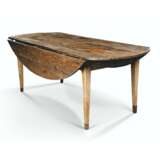 A FRENCH PINE AND OAK KITCHEN TABLE - photo 1