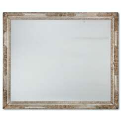 A SILVERED PICTURE FRAME MIRROR