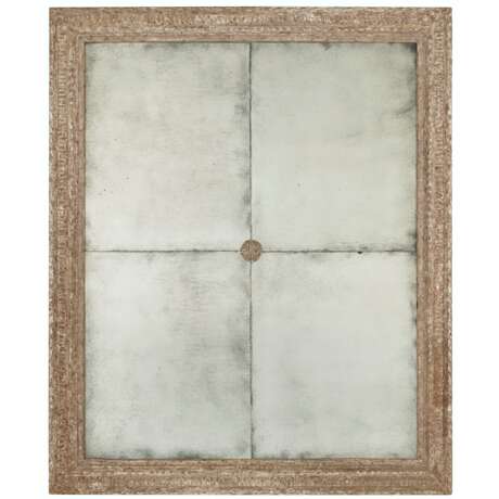 A FRENCH SILVERED LARGE PICTURE FRAME MIRROR - photo 1