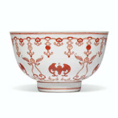 AN IRON-RED-DECORATED &#39;BATS&#39; BOWL