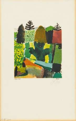 Klee, Paul (1879 Münchenbuchsee - 1940 Muralto/ Tessin). Park - фото 1