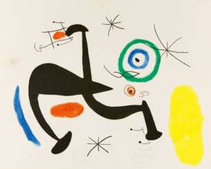 Miró, Joan (1893 Barcelona - 1983 Calamajor/Mallorca). La biche chantant la tosca
