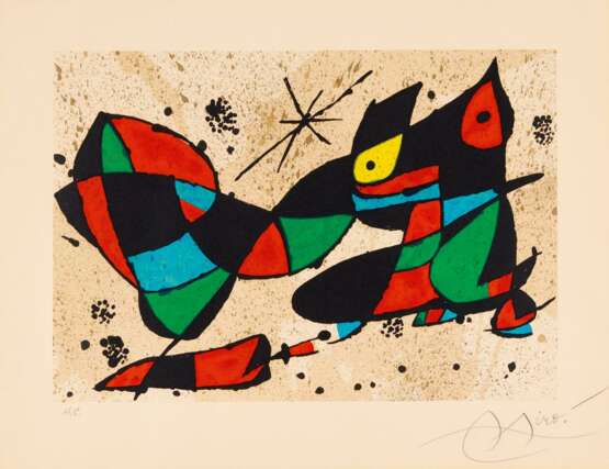 Miró, Joan (1893 Barcelona - 1983 Calamajor/Mallorca). Joan Miro - Obra Gráfica - photo 1