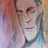 Painting “Steven Seagal”, Whatman paper, Watercolor painting, Expressionist, Portrait, 2021 - photo 1