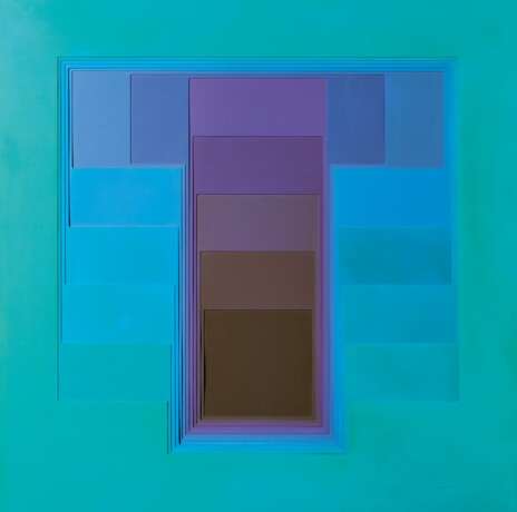 Gerstner, Karl (1937 Basel - 2017 Basel). Color Sound MAT Nr. 9 - фото 1