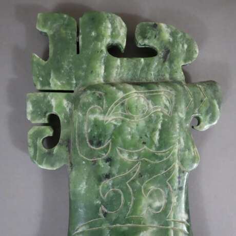Zwei Jadeobjekte in Phönixform - Foto 3