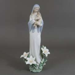 Porzellanfigur "Madonna der Blumen" 