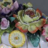 Deckeldose mit Blüten - photo 4