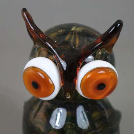 Glasfigur/Paperweight "Eule" - фото 2
