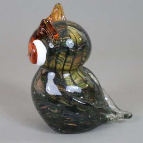 Glasfigur/Paperweight "Eule" - фото 4