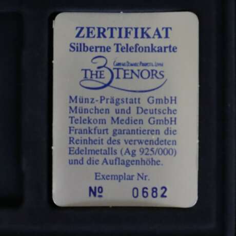 Telefonkarte 6 DM "The 3 Tenors" - photo 5