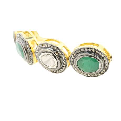Armband mit Smaragden und Diamanten - photo 5