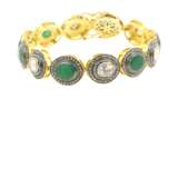 Armband mit Smaragden und Diamanten - фото 6