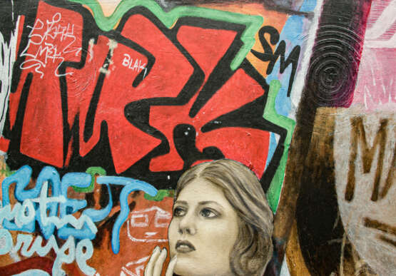 картина акрилом «Мечтаем! ..», Холст на подрамнике, Акриловые краски, Поп-арт, Украина, 2021 г. - фото 2