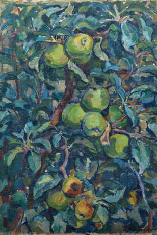 KONCHALOVSKY, PETR (1876-1956) Apples on a Branch , signed. - Foto 1