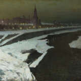 KALMYKOV, IVAN (1866-1925) The Kremlin by Night , signed and dated 1899. - Foto 1