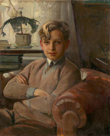MYASOEDOV, IVAN (1881-1953) Portrait of a Boy , signed and dated 1926. - фото 1
