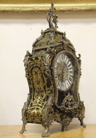 Каминные часы буль Франция 1860 г - фото 4