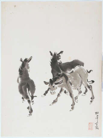 Lot: 3 Malereien von Du Baiyang (1917–2000) - photo 3