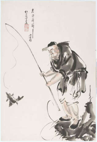 Lot: 3 Malereien von Du Baiyang (1917–2000) - photo 4