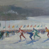 LUCHISHKIN, SERGEI (1902-1989) Ski Race , signed. - photo 1