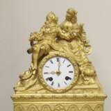 часы каминные бронза Франция 1860 - фото 1