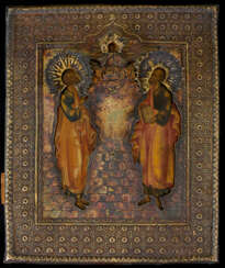 The Holy Apostles Peter and Paul in Silver-Gilt Oklad