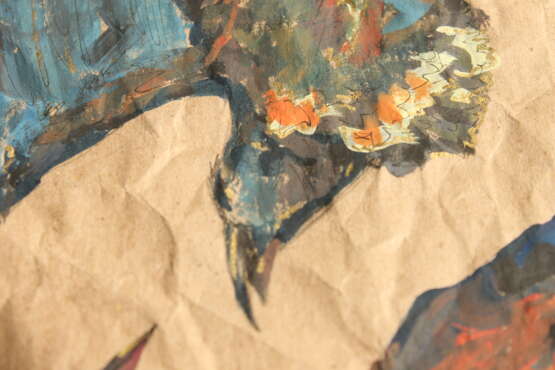 Falling Down craft paper Gouache expression Russia 2021 - photo 2