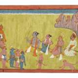 AN ILLUSTRATION FROM THE ‘SHANGRI’ RAMAYANA (STYLE III) – RAMA AND LAKSHMANA SEATED WITH SUGRIVA AND VIBHISANA - Foto 1