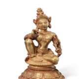 A BRASS FIGURE OF VIMALA - Foto 1