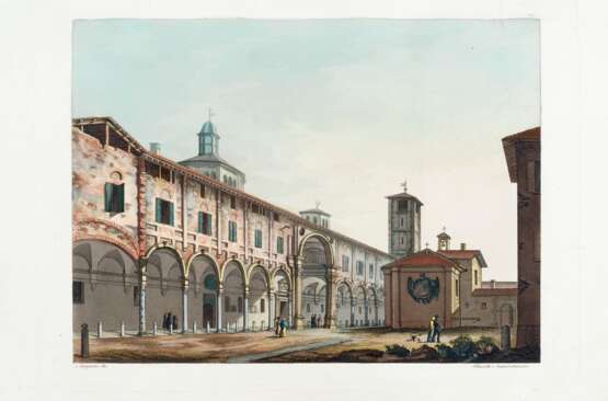 FERRARIO, Giulio - Monumenti sacri e profani dell’imperiale e reale basilica di Sant’Ambrogio di Milano - Foto 4