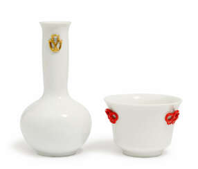 VASE UND SCHALE Hutschenreuther, 1920er Jahre, Adelbert Niemeyer