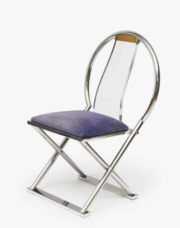 'Chinese chair'' , Entwurf Karl Springer (1931 - 1991), New York, 1980er Jahre - Foto 1