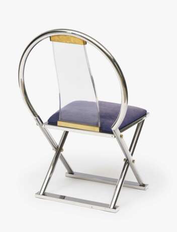 'Chinese chair'' , Entwurf Karl Springer (1931 - 1991), New York, 1980er Jahre - Foto 3