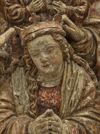 Marienkrönung , Meister der Pulkauer Altarskulpturen (tätig vermutl. in Wien 1. Drittel 16. Jahrhundert), um 1530 - Foto 2